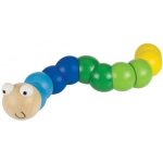 Bigjigs: motoryczny robaczek Wiggly Worm NIEBIESKI - obrazek 2