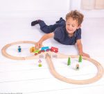 BIGJIGS: kolejka zestaw ósemka 40 el. - obrazek 2