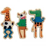 Djeco: Puzzle drewniane magnetyczne 24 cz. zwierzątka 2+ - obrazek 4