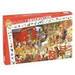 Djeco: Puzzle obserwacja jazda konna 200 el. 6+