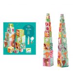 Djeco: piramida wieża z klocków LAS 12m+