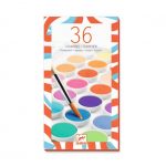 Djeco: farby akwarelowe 36 kolorów 4+