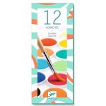 Djeco: Farby klasyczne 12 kolorów