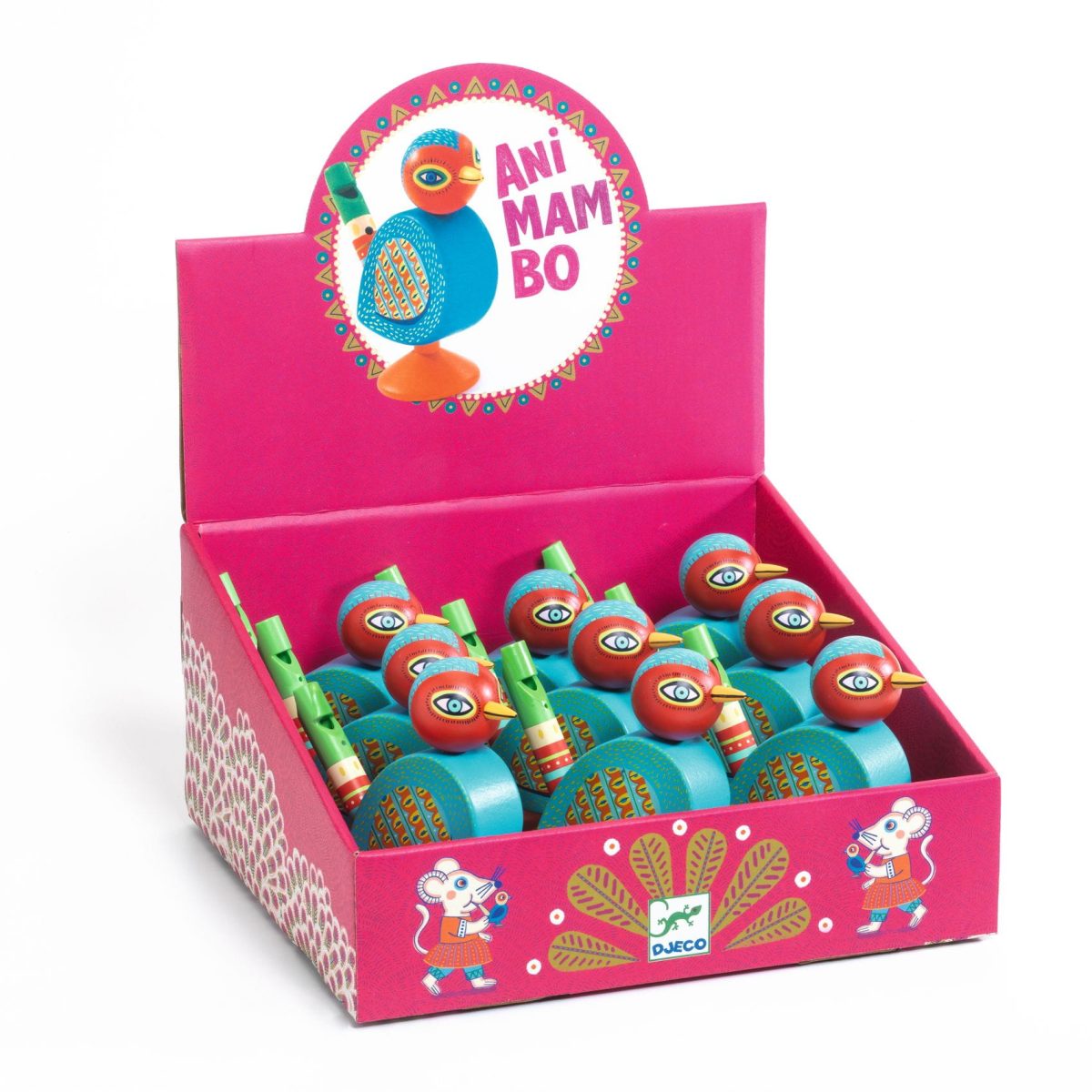 Djeco: drewniany gwizdek ptaszek 3+ - obrazek 2