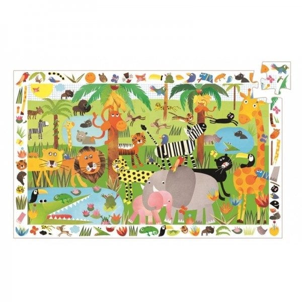 djeco: Puzzle dżungla 35 el. 3+