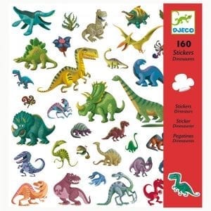 djeco: naklejki dinozaury 4+