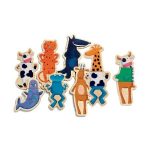 djeco: Magnesy puzzle 3 cz. zwierzaki 2+