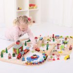 BIGJIGS: ZESTAW kolejka + droga miejska 108 EL. - obrazek 2