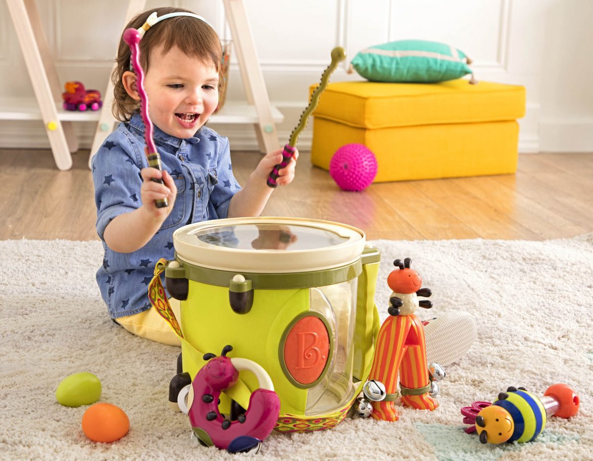 B.TOYS: BĘBENEK zestaw instrumentów Parum Pum Pum - obrazek 2