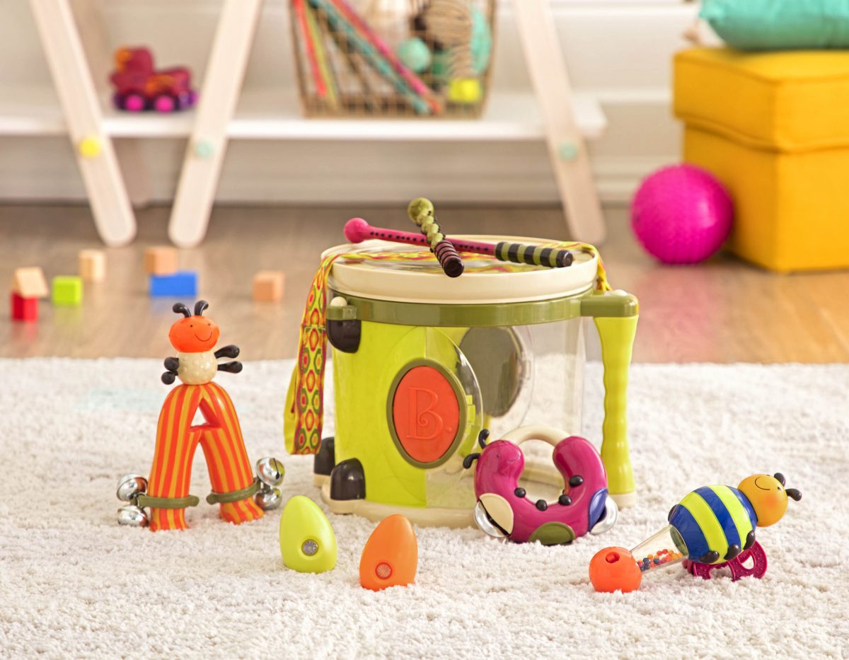 B.TOYS: BĘBENEK zestaw instrumentów Parum Pum Pum - obrazek 1
