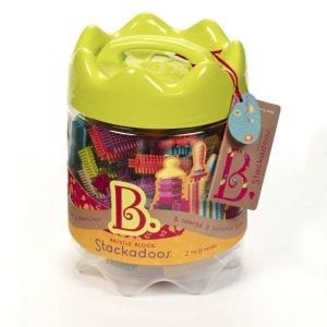 B.TOYS klocki jeżyki w słoju - stackadoos in jar