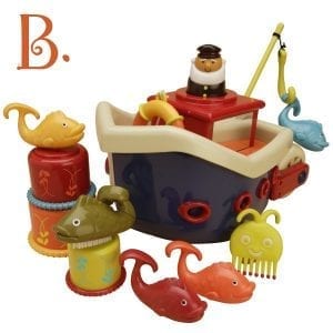 B.TOYS zestaw do kąpieli statek z akcesoriami - fish&splish