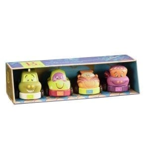 B.TOYS miękkie autka 4 szt - Wheeee-ls
