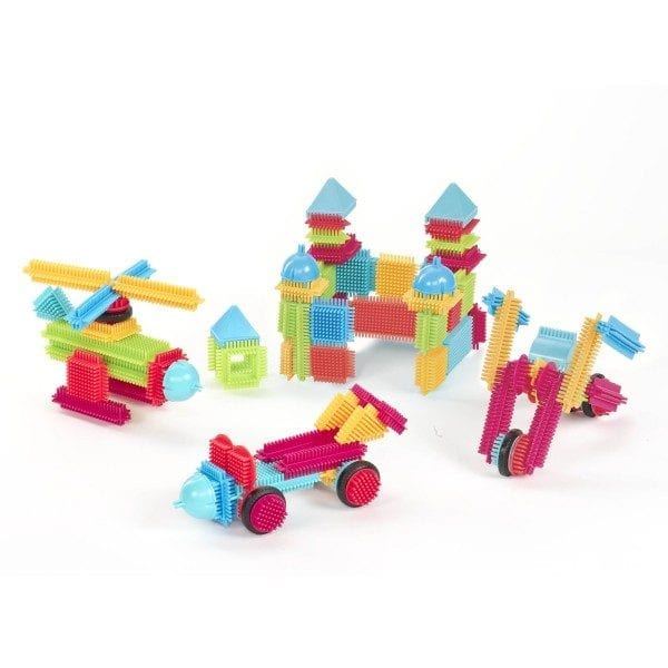 Bristle blocks: klocki jeżyki zestaw 112 elementów