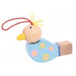 Bigjigs: drewniany gwizdek ptaszek niebieski