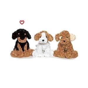 TEDDYKOMPANIET: PIES czarno-rudy 40cm