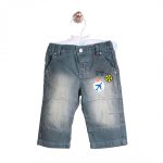 PICCOLO TESORO: szare jeansy, 74cm / 9m