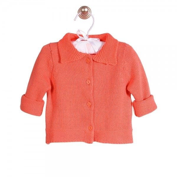 PT: koralowy sweterek, 74cm / 9m