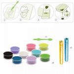 djeco zestaw z brokatem paw