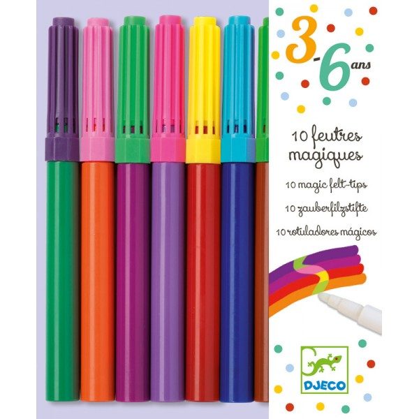 djeco magiczne flamastry pędzelkowe