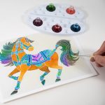 SentoSphere: zestaw art Aquarellum KONIE 7+ - obrazek 2