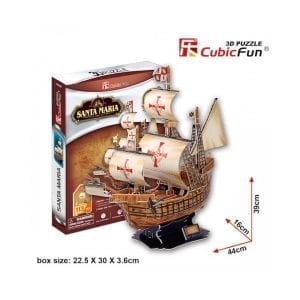 PUZZLE 3D ŻAGLOWIEC SANTA MARIA