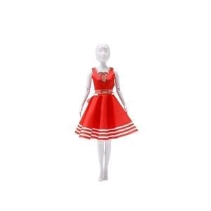 DYD: peggy red/white strój do uszycia