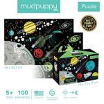 MUDPUPPY: Puzzle świecące w ciemności - kosmos 100 el.