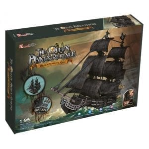 PUZZLE 3D OKRĘT PIRACKI ZEMSTA KRÓLOWEJ ANNY