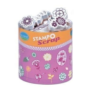 ALADINE: stemple scrapbooking kwiaty