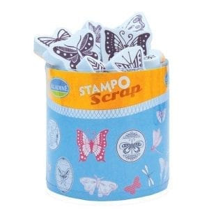 ALADINE: stemple scrapbooking MOTYLE