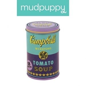 Mudpuppy: Kredki świecowe Andy Warhol 18 szt.