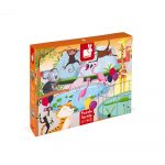 Janod: puzzle sensoryczne WYCIECZKA DO ZOO 20 EL.