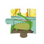 Janod: puzzle sensoryczne WYCIECZKA DO ZOO 20 EL. - obrazek 4