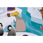 JANOD: puzzle sensoryczne Lodowa kraina 20 EL. - obrazek 2