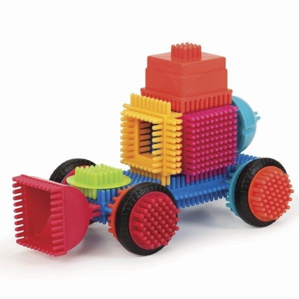BRISTLE BLOCKS: 80 klocków jeżyków w słoju