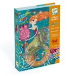 Djeco: zestaw art z brokatem SYRENY 7+