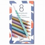 Djeco: kredki metaliczne 8 kolorów