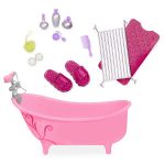 Our Generation: Wanna z akcesoriami – OWL BE RELAXING BATHTUB SET - obrazek 3