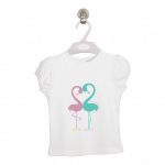 PT: t-shirt FLAMINGI, 68cm / 6m