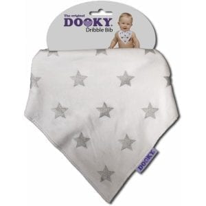 dooky: Chustka - śliniak silver Stars