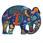 Djeco: puzzle ARTYSTYCZNE słoń 150 el. 6+ - obrazek 2