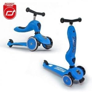 SCOOTANDRIDE Highwaykick 2w1 Jeździk i hulajnoga 1-5 lat BLUE