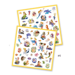 Djeco: zestaw naklejek SYRENKI - obrazek 2