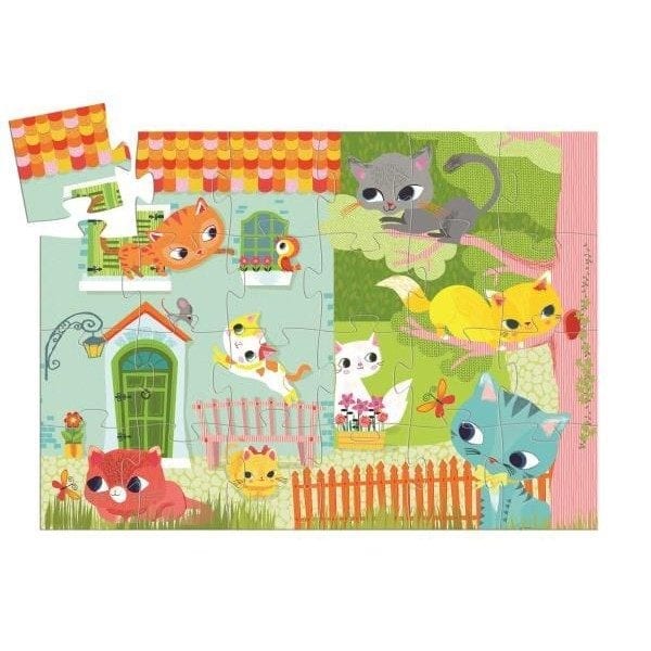 djeco: puzzle kotek pachat 24 el.