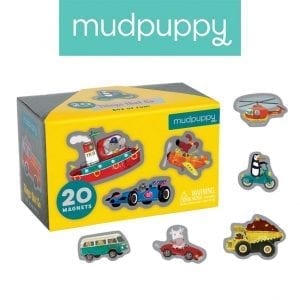 Mudpuppy: magnesy pojazdy 20 el.