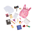 Our Generation: Zestaw akcesoriów Off to School – LALKA IDZIE DO SZKOŁY