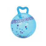 b.toys: piłka skoczek z kulkami Hop n’ Glow niebieska