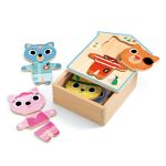 Djeco: Drewniane puzzle UBIERANKA DRESSUP 2+ - obrazek 3