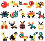 Djeco: Drewniane kształty ZWIERZĄTKA GEOANIMO 3+ - obrazek 3